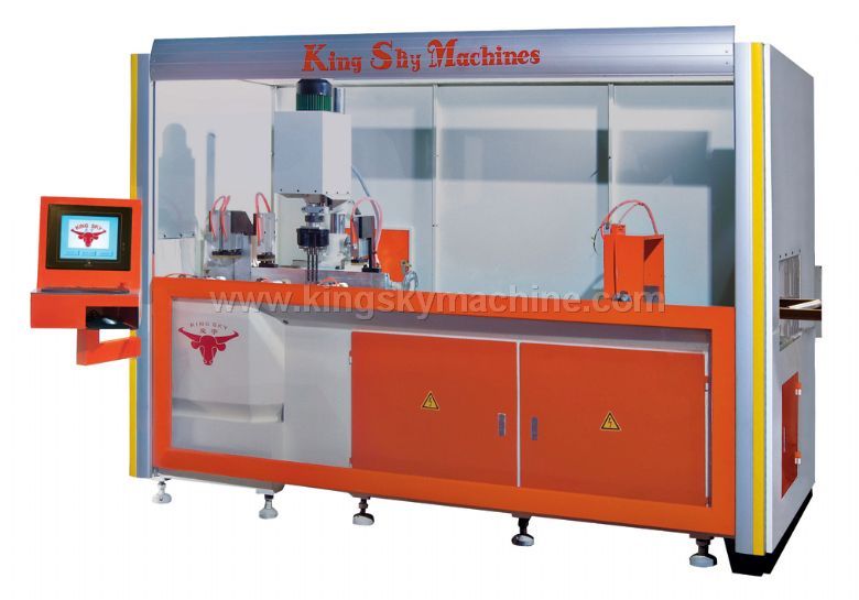 KS-J8S171Z/J8S117X-CNC Auto-Feeding Drilling and Sawing Machine